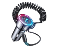 JoyRoom Szybka ładowarka samochodowa 3w1 kabel USB Typ C 1,6m 60W 6941237172860 - 1257686 - zdjęcie 1